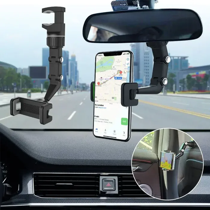 Phone holder in car