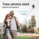 6 In 1 Wireless Bluetooth Selfie Stick and Tripod Stand - Image 5
