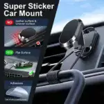 Alloy Folding Magnetic Car Phone Holder - Image 5
